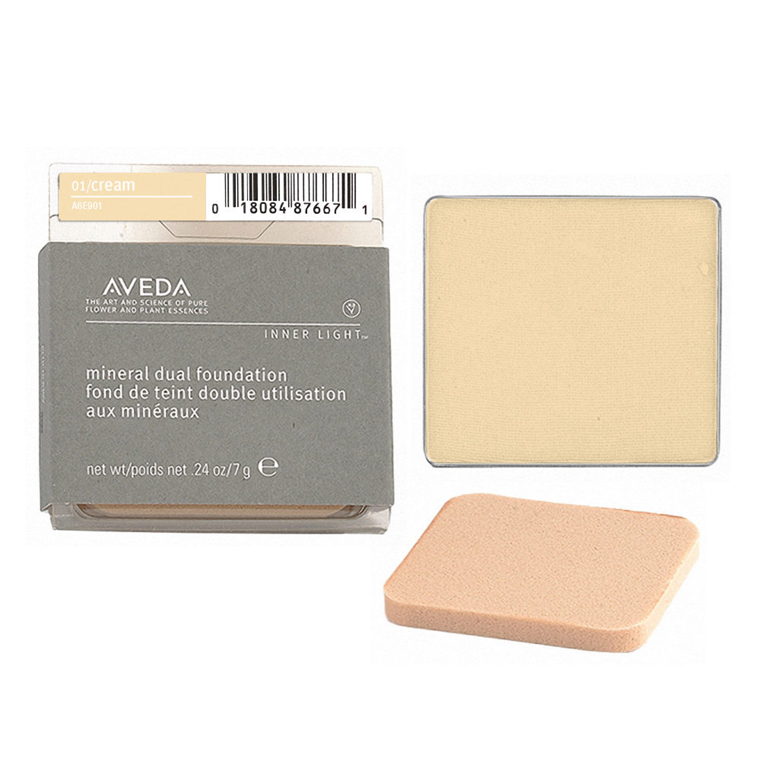 AVEDA mineral dual foundation #01 cream inner light 0.24 7gr