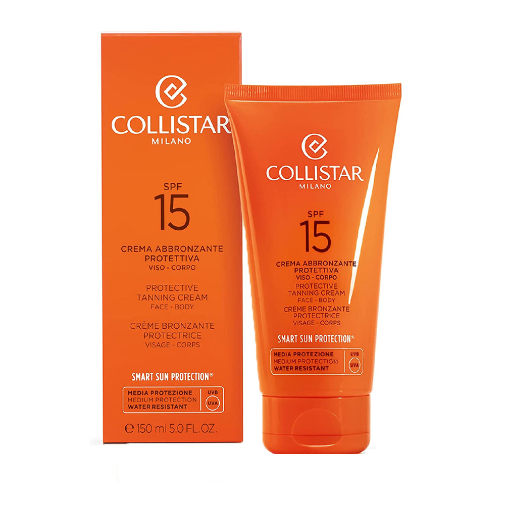 COLLISTAR crema abbronzante protettiva per corpo e viso SPF 15 150ml