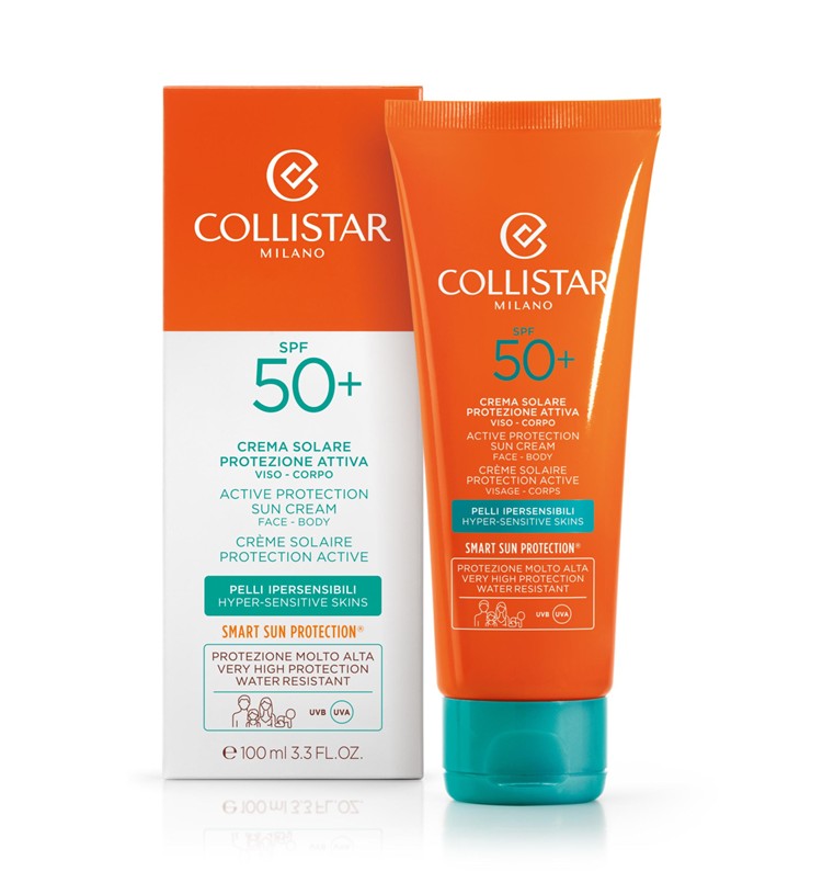COLLISTAR crema solare protezione attiva viso e corpo 50 SPF 100ml